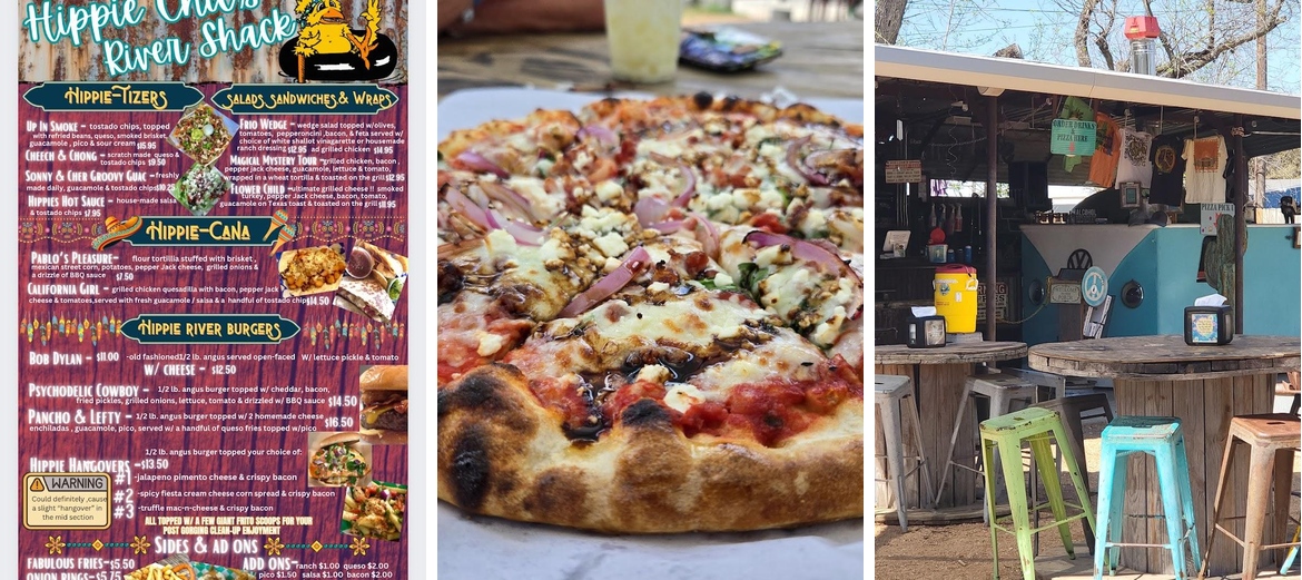 Hippie Chic's River Shack LLC Menu
